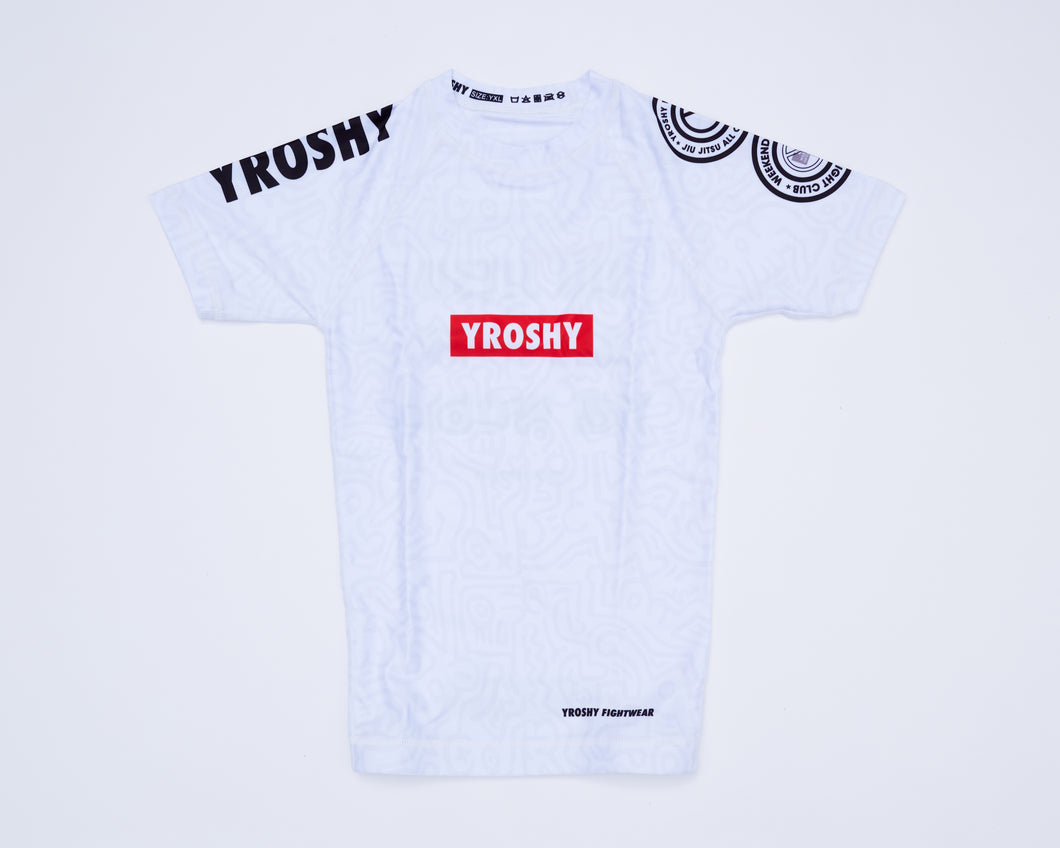 Adults Weekend Offender x Yroshy Limited Edition  White NoGi Set - Yroshy Fightwear