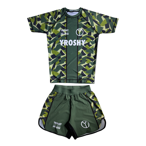 Kids NoGi Set Camo Green Limited Edition - Yroshy Fightwear