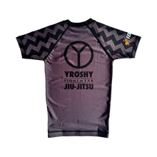 Load image into Gallery viewer, Kids No Gi Rash Guard Ranked Grey - Yroshy Fightwear