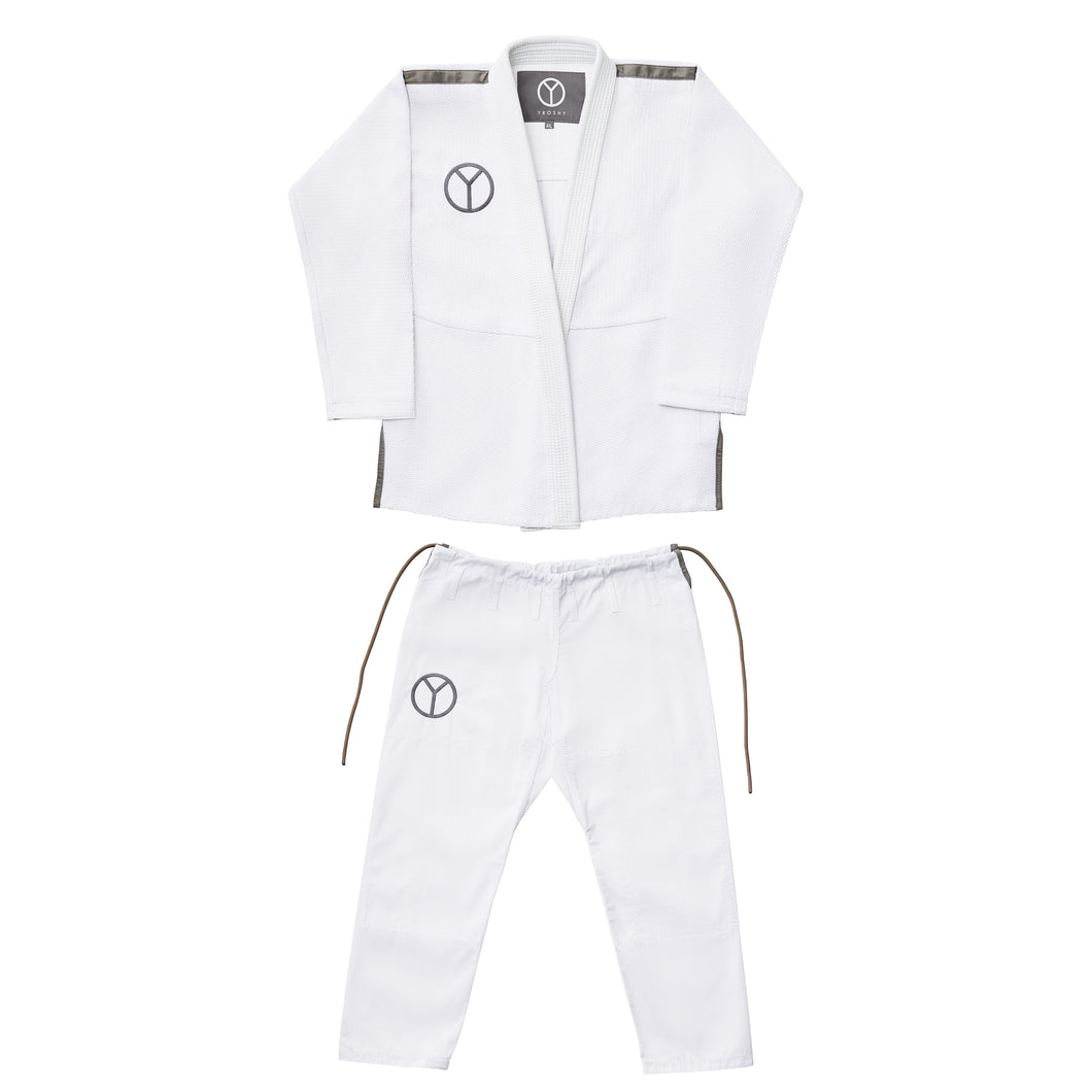 Premium White Jiu Jitsu Gi - Yroshy Fightwear