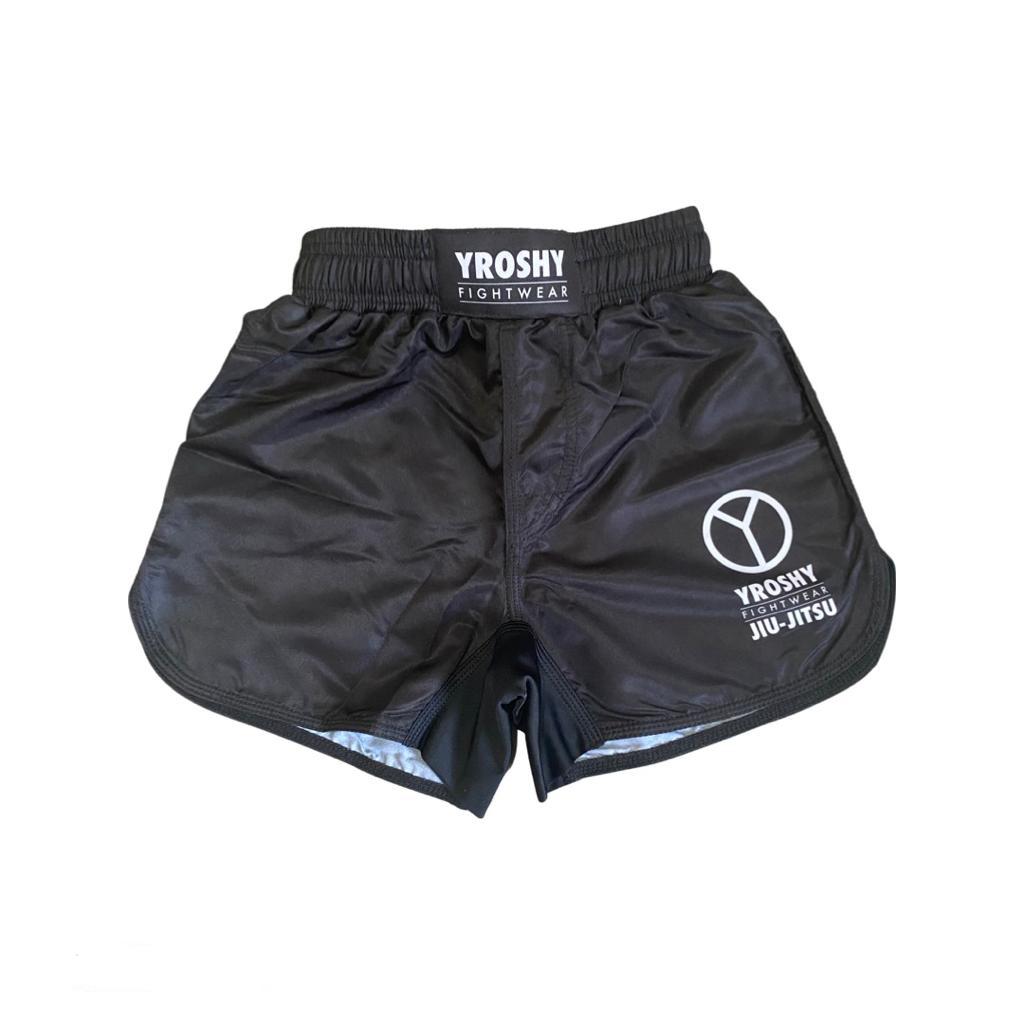 Kids Black Hybrid Shorts - Yroshy Fightwear