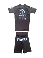 Load image into Gallery viewer, Yroshy kids nogi set back black