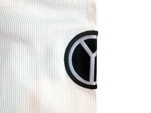 Kids Comp White BJJ Gi  Yroshy Logo