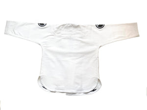 Kids Comp White BJJ Gi Back