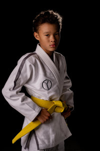 Kids Classic White Jiu Jitsu Gi - Yroshy Fightwear