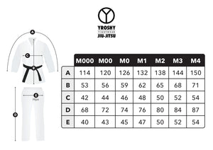 Kids Classic White Jiu Jitsu Gi - Yroshy Fightwear