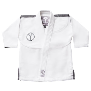 Kids Classic White Jiu Jitsu Gi - Yroshy Fightwear