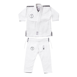 Kids Classic White Jiu Jitsu Gi - Yroshy Fightwear