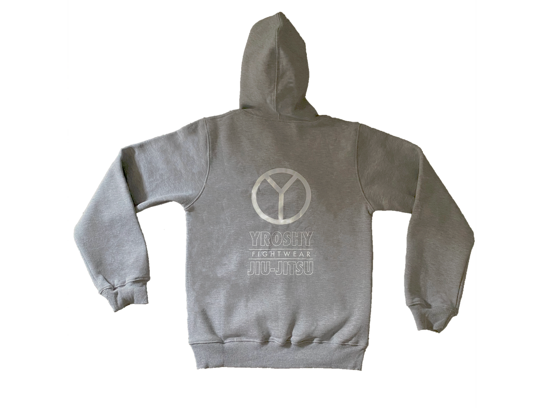 Yroshy Adult Hoodie Grey - Yroshy Fightwear